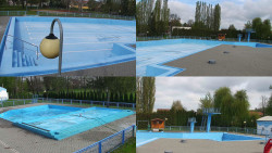 Areál koupaliště Hulín - sdružené snímky