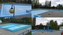 Areál koupaliště Hulín - sdružené snímky
