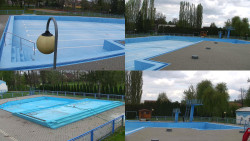 Areál koupaliště Hulín - sdružené snímky