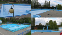 Areál koupaliště Hulín - sdružené snímky