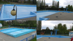 Areál koupaliště Hulín - sdružené snímky