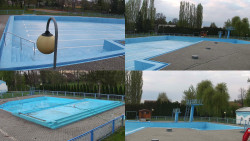 Areál koupaliště Hulín - sdružené snímky