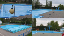 Areál koupaliště Hulín - sdružené snímky