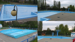Areál koupaliště Hulín - sdružené snímky