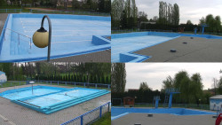 Areál koupaliště Hulín - sdružené snímky