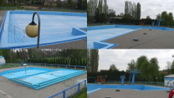 Areál koupaliště Hulín - sdružené snímky