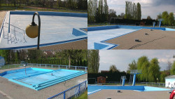 Areál koupaliště Hulín - sdružené snímky