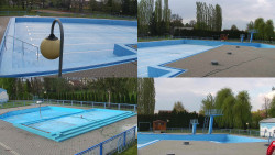 Areál koupaliště Hulín - sdružené snímky