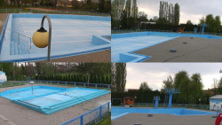 Areál koupaliště Hulín - sdružené snímky