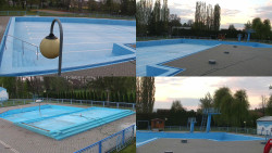 Areál koupaliště Hulín - sdružené snímky