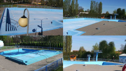 Areál koupaliště Hulín - sdružené snímky