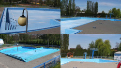 Areál koupaliště Hulín - sdružené snímky