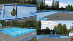 Areál koupaliště Hulín - sdružené snímky