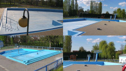 Areál koupaliště Hulín - sdružené snímky