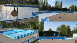 Areál koupaliště Hulín - sdružené snímky