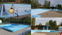 Areál koupaliště Hulín - sdružené snímky