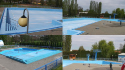 Areál koupaliště Hulín - sdružené snímky