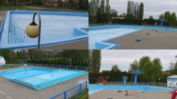 Areál koupaliště Hulín - sdružené snímky