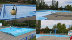 Areál koupaliště Hulín - sdružené snímky