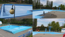 Areál koupaliště Hulín - sdružené snímky