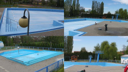 Areál koupaliště Hulín - sdružené snímky