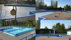 Areál koupaliště Hulín - sdružené snímky