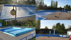 Areál koupaliště Hulín - sdružené snímky