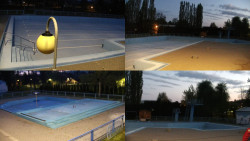 Areál koupaliště Hulín - sdružené snímky