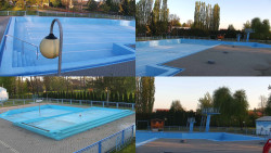 Areál koupaliště Hulín - sdružené snímky