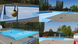 Areál koupaliště Hulín - sdružené snímky