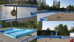 Areál koupaliště Hulín - sdružené snímky