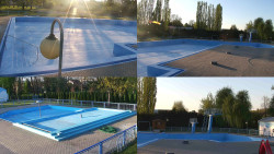 Areál koupaliště Hulín - sdružené snímky