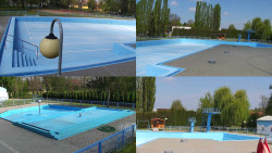 Areál koupaliště Hulín - sdružené snímky