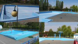 Areál koupaliště Hulín - sdružené snímky