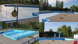 Areál koupaliště Hulín - sdružené snímky