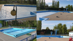 Areál koupaliště Hulín - sdružené snímky