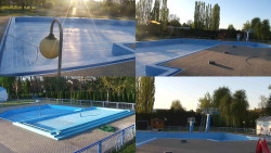 Areál koupaliště Hulín - sdružené snímky