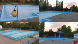 Areál koupaliště Hulín - sdružené snímky