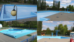 Areál koupaliště Hulín - sdružené snímky