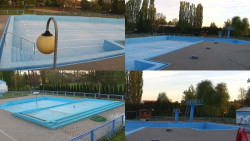 Areál koupaliště Hulín - sdružené snímky