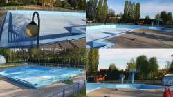 Areál koupaliště Hulín - sdružené snímky