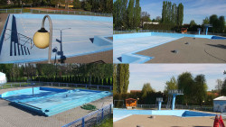 Areál koupaliště Hulín - sdružené snímky