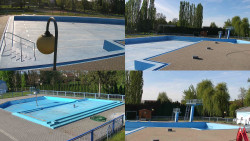 Areál koupaliště Hulín - sdružené snímky