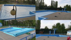 Areál koupaliště Hulín - sdružené snímky