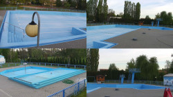 Areál koupaliště Hulín - sdružené snímky