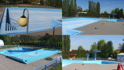 Areál koupaliště Hulín - sdružené snímky