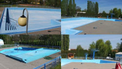 Areál koupaliště Hulín - sdružené snímky