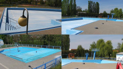 Areál koupaliště Hulín - sdružené snímky