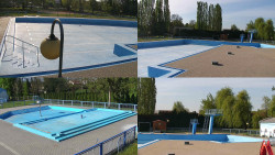 Areál koupaliště Hulín - sdružené snímky