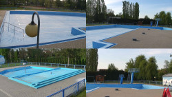 Areál koupaliště Hulín - sdružené snímky